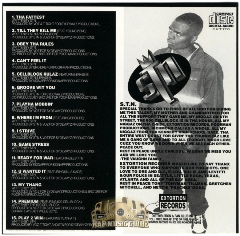 グランド牧場 セレクトセール | CD Press. 1st Stress: Game - S.T.N. Rap Guide Music 洋楽